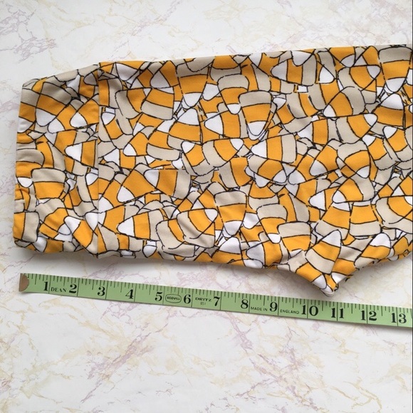 Lularoe Candy Corn Print Leggings - Picture 4 of 8